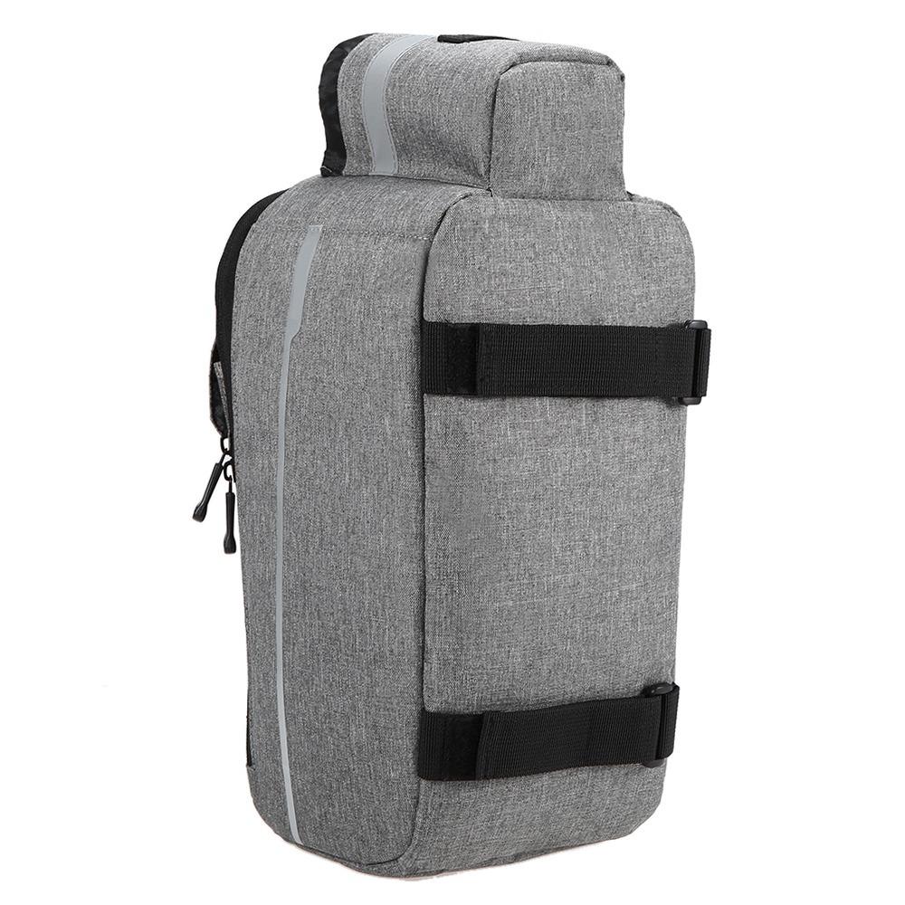 

Big Capacity Bike Pannier Bag Insulated Bike Trunk Bag Bicycle Rear Rack Bag Bicycle Carrier сірий