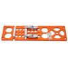 Orange Woodworking Right Angle Saw Guide Rail Hollow Design Lightweight 90 Degrees  Circular Saw Guide Rail