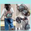 Cute Girls Backpack With Cotton Material And Vintage Check Design For School