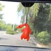 Cute Anime Pipe Duck Car RearviewMirror Pendant Interior Ornament Decoration