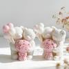 Scented Candle Mold  Balloon Candle Mold 3d Couple Bear Silicone Mold Flexible For Weddings Home Decor Diy Craft