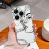 For Huawei Pura 80 70 Pro Plus Ultra Honor X6C 8C Phone Bags Cute Big Eyed Black Cat Patterns Luxury Transparent Lens Protection Case For Huawei Shell