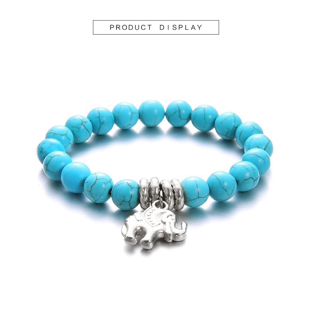 Elegant Beaded Elephant Anklet - Simple and Timeless Jewelry
