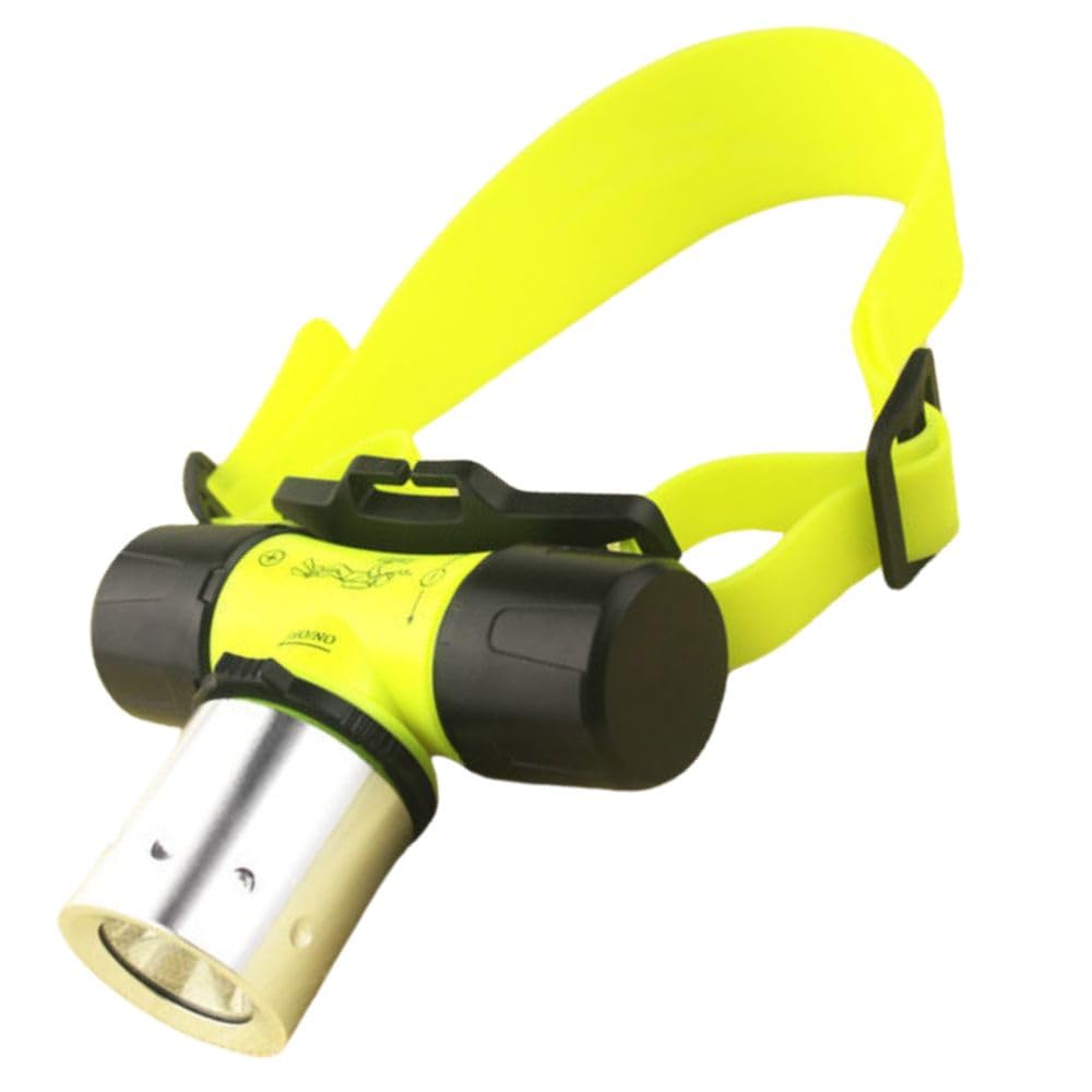 

Diving Light T6 Ultra High 3 Lighting Long Distance Nighttime Amphibious Batteries Sold Separately D.Stomo Headlamp, LED, Bright, Power, Modes,