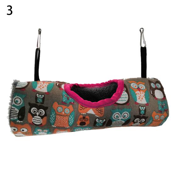 Pet Hamster Rabbit Squirrel Warm Tunnel Hammock Hanging Swing Cage Bed Nest