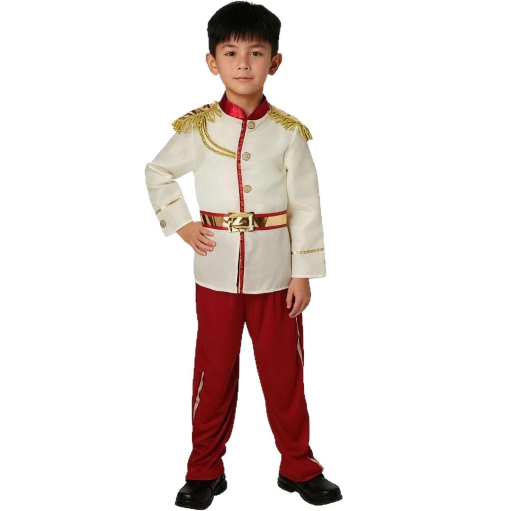 Cadılar Bayramı ve Sahne Gösterileri İçin Çocuk Masal Prensi Kostümü