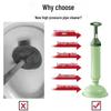 Leather Suction Cup Toilet Plunger and Unclogger