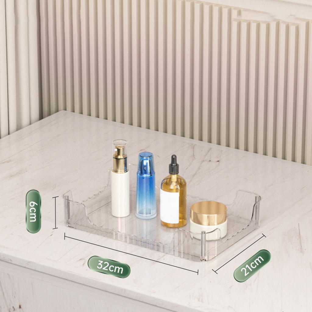 Desk Storage Rack Multipurpose Simple Light Luxury Double Layer Desktop Display Shelf for Home Bathroom