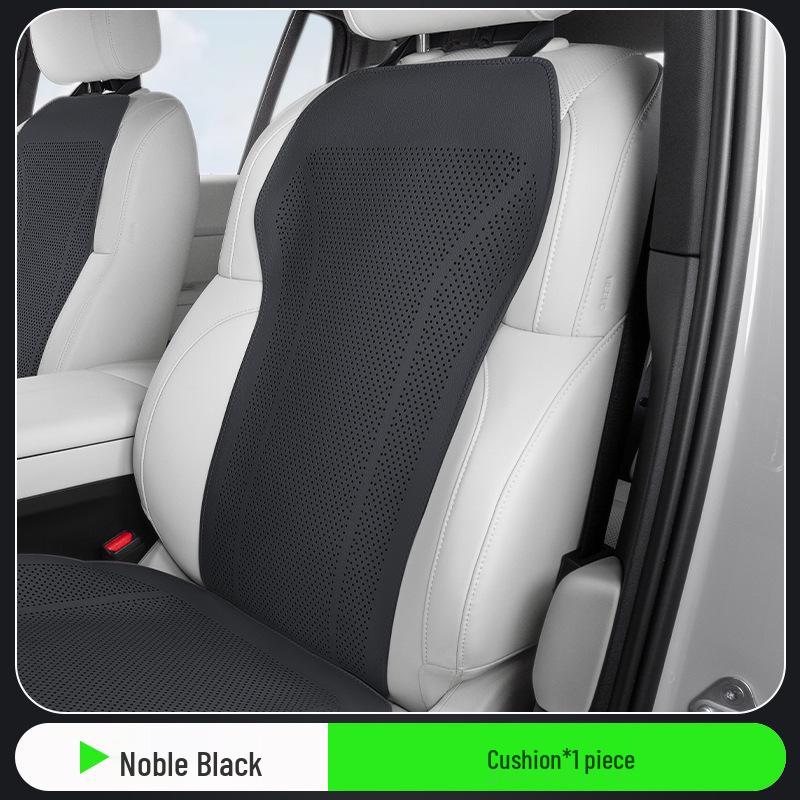 Universal Perforated Breathable Car Seat Cushion for Five-Seat Vehicles - Year-Round Ventilation