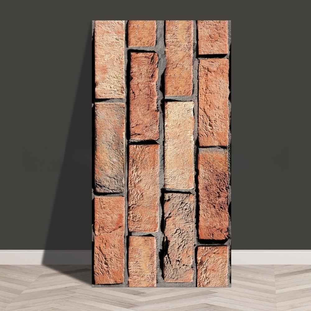 Sfondo Decorativo per Parete Design Mattoni Adesivo Impermeabile per Piastrelle Murali Adesivo Murale 3D Soggiorno