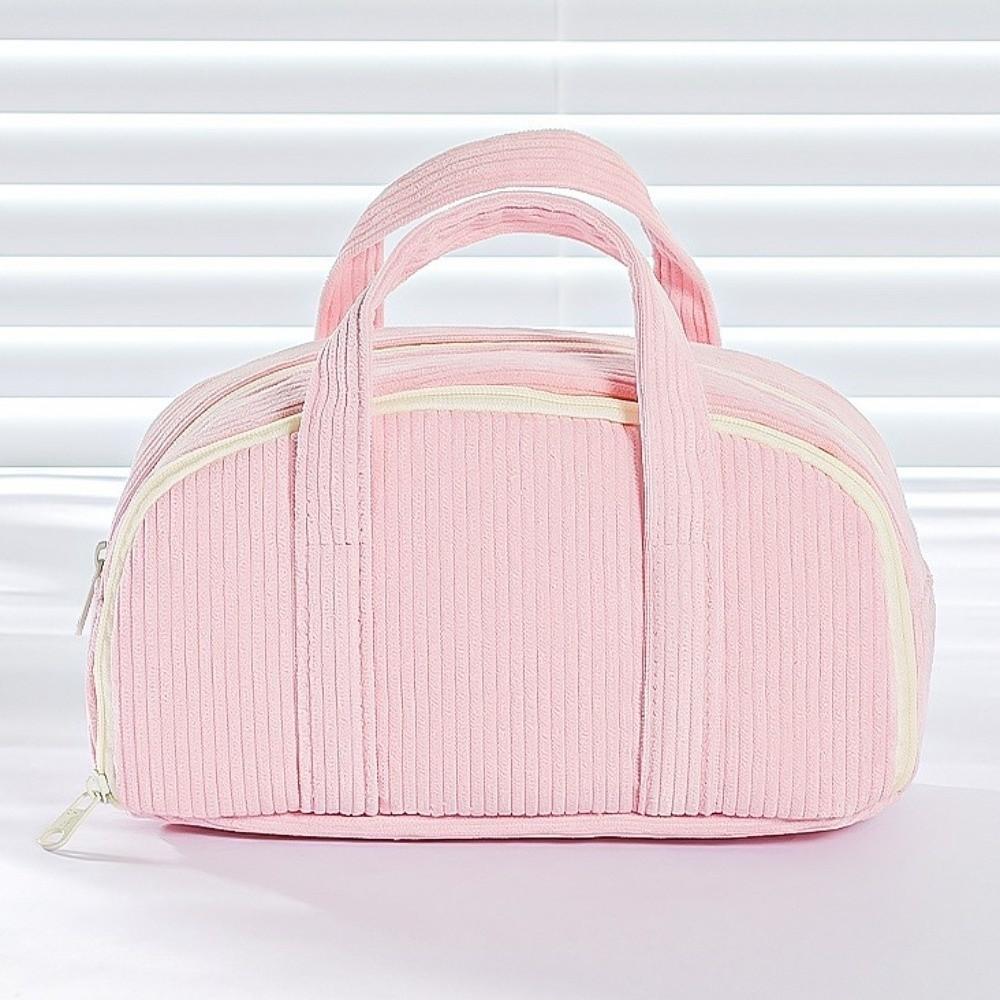 Large Capacity Stationery Bag Thickened Pencils Pouch Creative Colored Velvet Pencil Bag Student