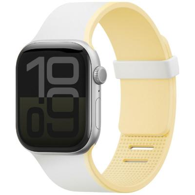 UNIQ Revix IV Premium Strap for Apple Watch 42/41/40mm Edition Reversible Magnetic White-Yellow