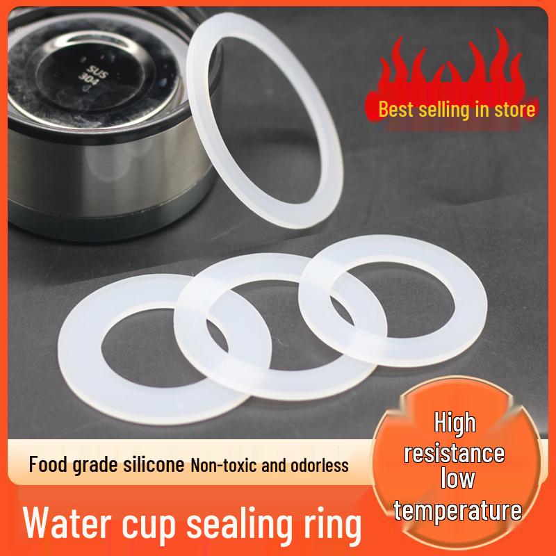 Thickened Food-Grade Silicone Leak-Proof Thermos Cup Sealing Ring