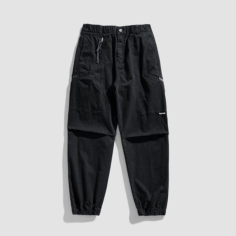 

Мужские леггинсы, брюки, комбинезоны, ретро-дизайн, модные, простые и универсальные, трендовые и персонализированные новые модели XXXL чёрный