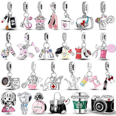 S Charmscopper Camera Charm Beads Fit Original Bangle Pendent Dangle For Women Bracelet Diy Fine Jewelry Gift
