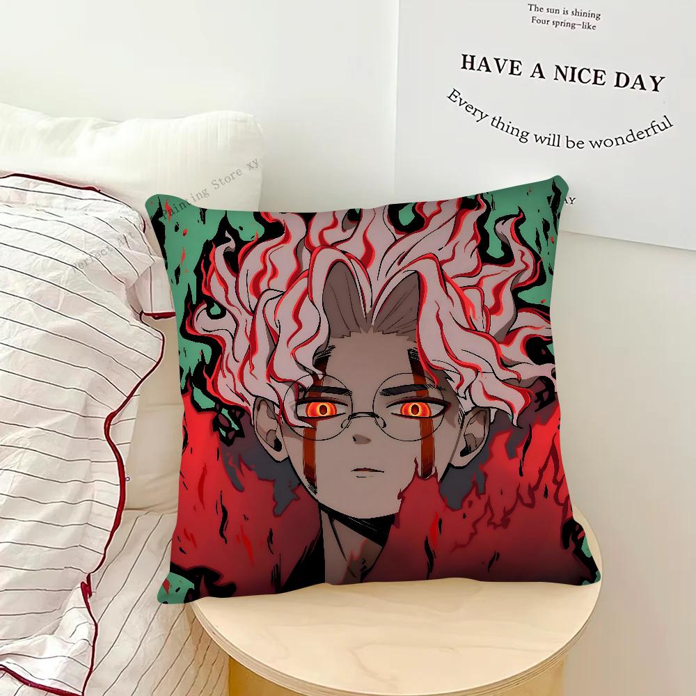 Anime Dandadan Pillow Case Square Pillow Bedroom Sofa Leisure Comfort Cushion Car Living Room Home Decoration