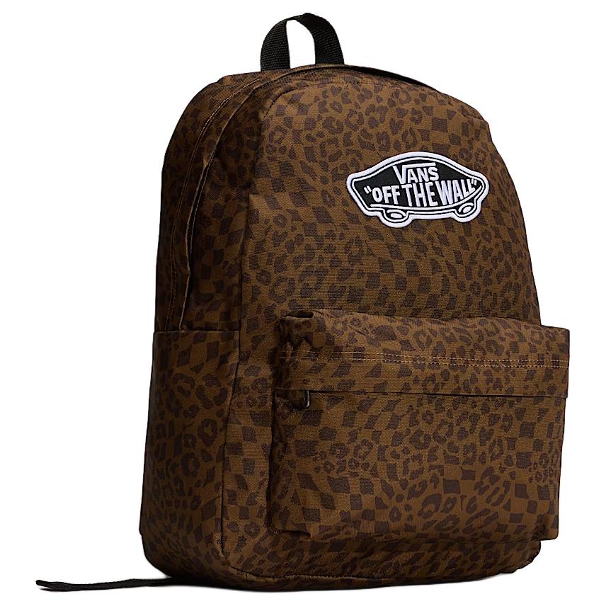 New Vans Polyester Backpack Unisex Brown VN000H4Y7UG