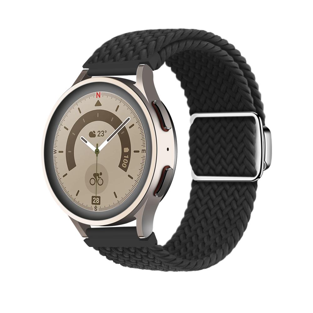 20mm 22mm Magnetic Braided Loop Strap for Samsung Galaxy Watch 6 5 4 Amazfit GTS 4 Adjustable Wristband Huawei Watch 4//3/GT Pro
