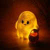 Resin Ghost Figurine Spooky Pumpkin Statue Multifunctional Halloween Ghost Ornament  Home