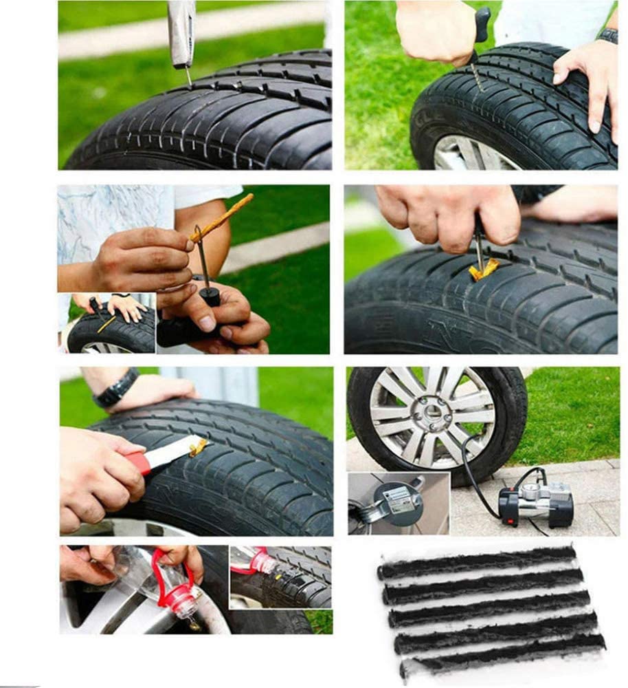 3.5mm/ 6mm CarTire Plug Puncture Repair Seals Rubber Strips for Car Motorcycle Auto Wheel Tyre Tubeless Quick Repair Tools