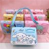 Cute Cartoon Magnetic Clasp Crossbody Bag Large Size Hard Surface Printed Design Adjustable Shoulder Strap Phone Pouch Adorable Styling Characters)