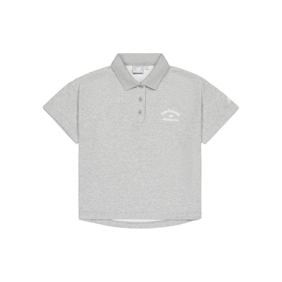 (WMNS) New Balance Polo T-Shirt Asia Sizing Grey Women s NFE22252-MGR L