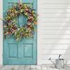 45cm Künstlicher Wildblumen Türkranz Bunter Wildblumen Stil Dekorative Girlande Mehrzweck Heimdeko Kranz Frühling Sommer