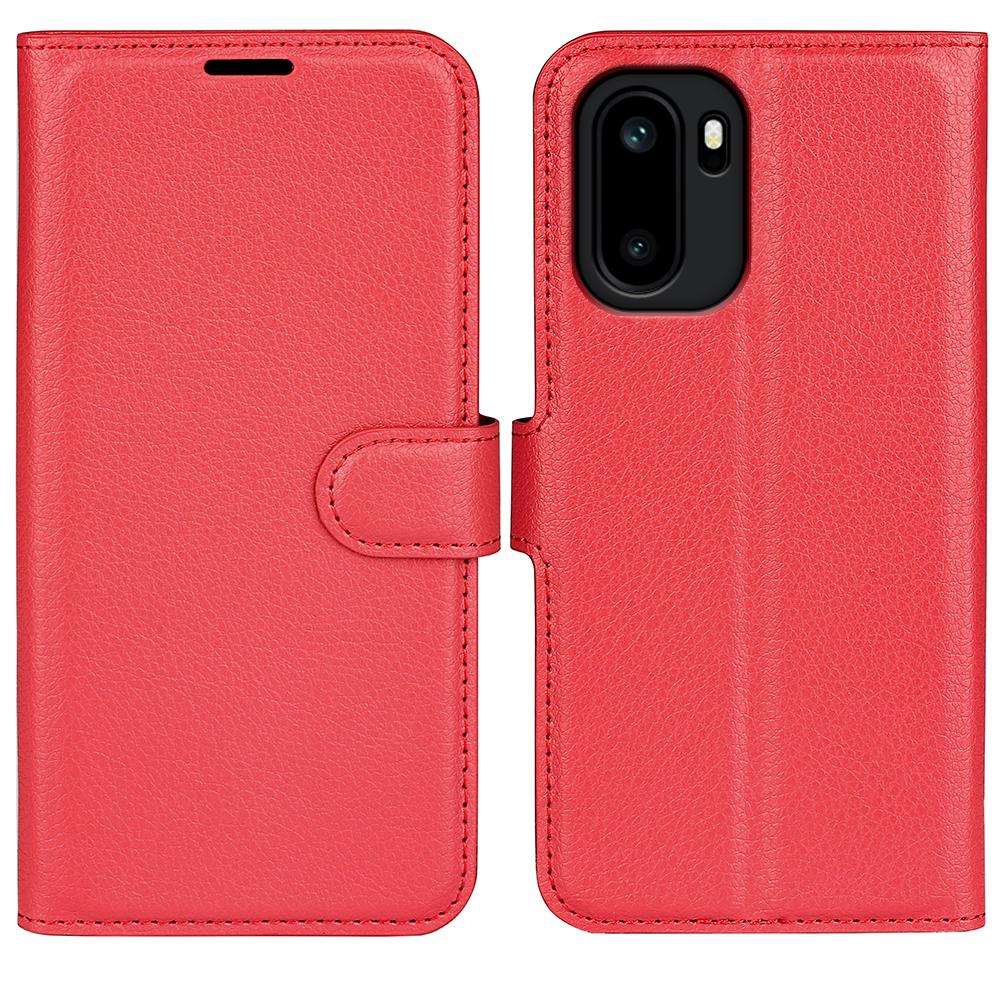For OnePlus Ace 6 5G Case Wallet Stand Litchi Texture Shockproof Leather Phone Cover
