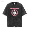 D R I Dirty Rotten Imbeciles Maglietta con Logo della Band Taglia M vintage Lavata Allungata grafica uomo moda Casual Morbida streetwear