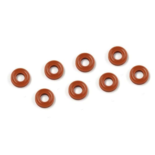 Kyosho X-section O-ring (P3/Damper/Orange) 8-pack ORG03XRB