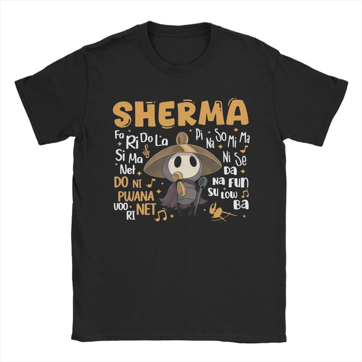 

Mens TShirts Hollow Knight Silksong Sherma Vintage 100 Cotton Tees Short Sleeve T Shirts Round Neck Clothing Gift S