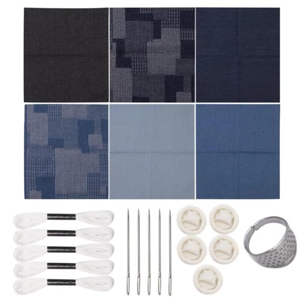 Water Soluble Sashiko Embroidery Beginner Set Hand Quilting Sewing Supplies  for Beginners