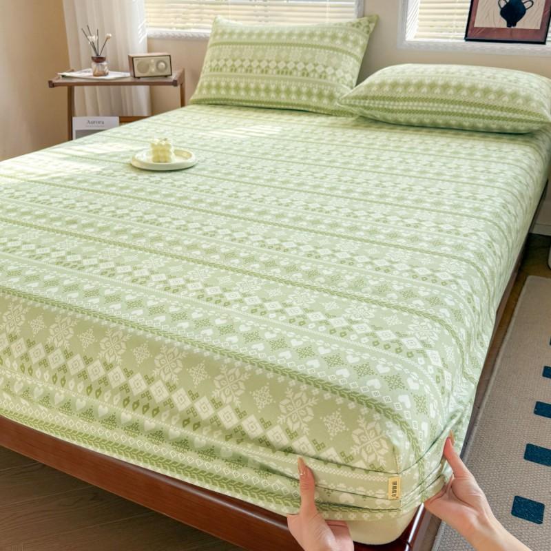Thickened Cotton Bed Skirt Single Piece Dorm Student Mattress Protector All Season Use