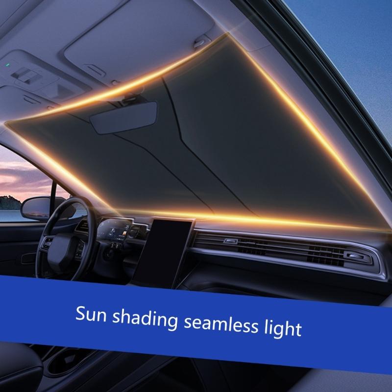 Car Interior Windshield Cover Sunshades Umbrellas Foldable Covers UV Block Front Window Protect Vehicle from Heat