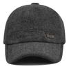 Clape Hat with Ear Golf Winter Cap for Warm Work Mountaineering Cap Men's Flaps, Hat, Seniors, Cap, (C-GSDT4-Gray)