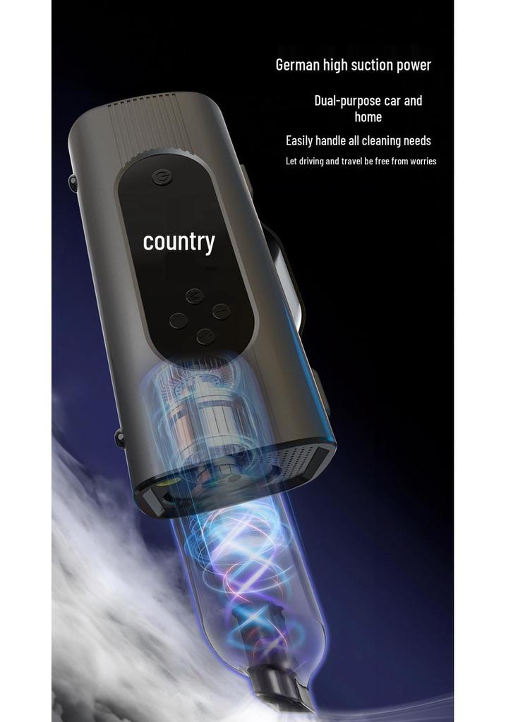 Multi-Function Car Power Bank: Jumper Cables, Vacuum, Blower, Tire Inflator - 8-in-1 Portable Device