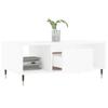 Vidaxl Tavolino da Caffè, Bianco 90X50X36,5 Cm, Materiale Derivato dal Legno