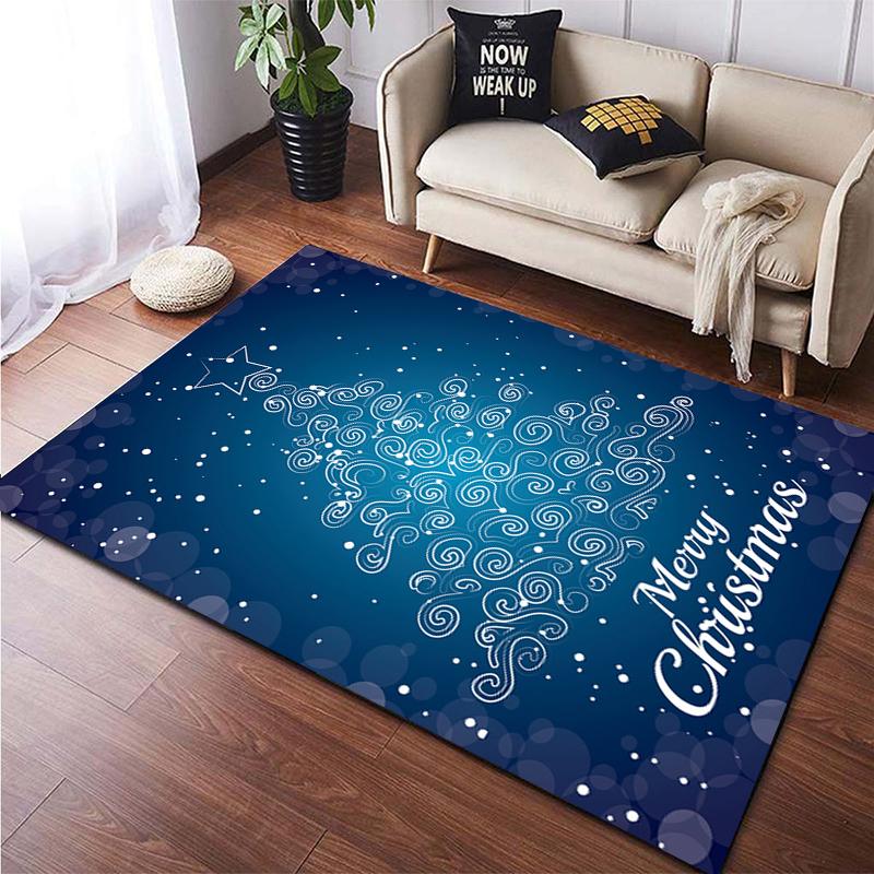 Christmas HD Printed Area Large Rug ,Carpet for Living Room Bedroom Sofa Decoration, Non-slip Floor Mats Dropshipping Alfombras