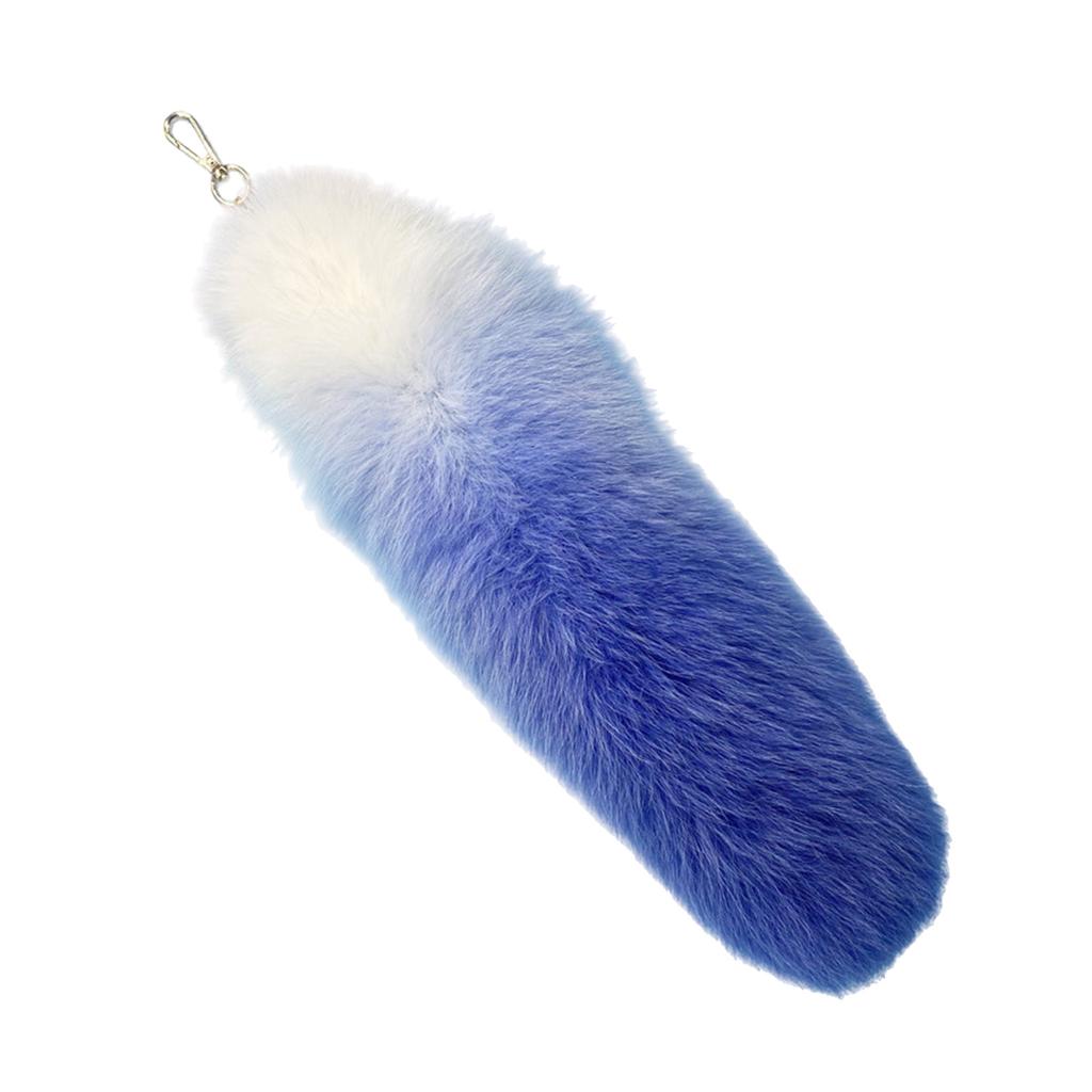 Multipurpose Foxes Tail Keyring Versatile Car Pendant Keychain Charm or Purse Pendant In Assorted Color Stylish Outfits