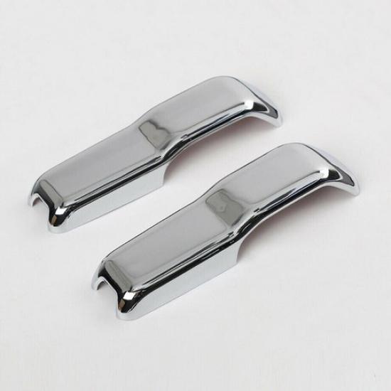 For - Jeep Gladiator JT ABS Chrome Front Engine Hood Decor Trim Cover 2P