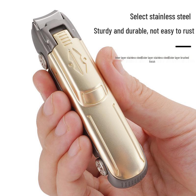 Bionic Anti-Splash Large Nail Clipper and Toenail Scissors Set