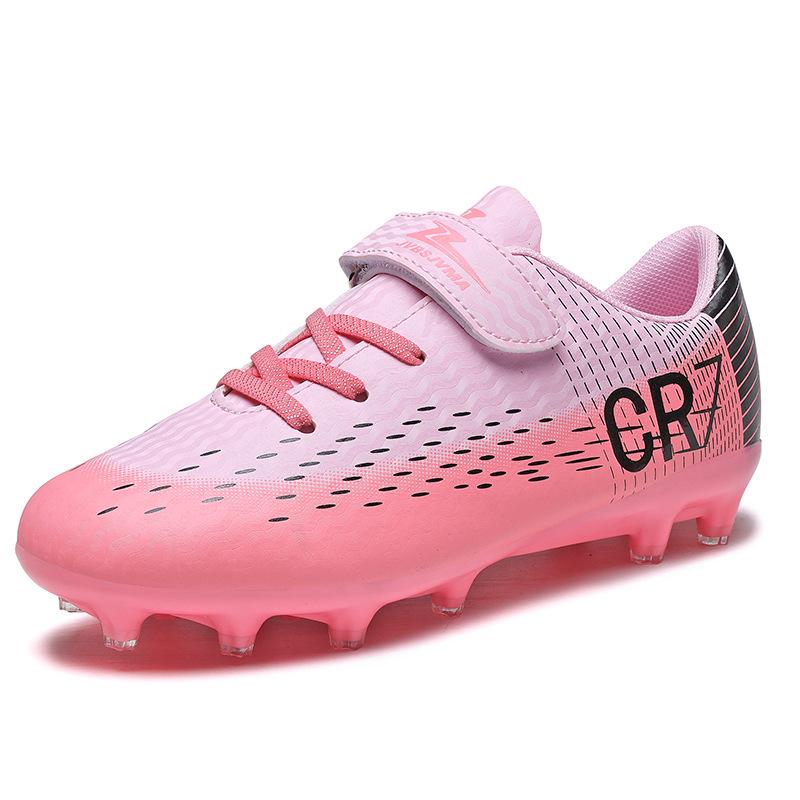 Chaussures de Football Cross New Falcon pour Enfants à Velcro, Crampons Longs Homme, Entraînement Femme, Compétition Pro Jeunesse