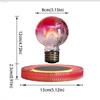 Black Technology Magnetic Levitation Rainbow Light Bulb Glass Material Romantic Atmosphere Maglev Rainbow LED Night Light