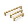 Modern Style Cabinet Drawer Handle Knob Hollow Stainless Steel Door Square Furniture Cupboard Handle Hardware