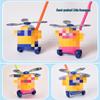 Children's Hand-Push Airplane Walker Toy