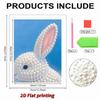 Pearl Painting Kit Little White Rabbit Theme Frameless Handicraft DIY Bedroom Decoration Living Room Wall Art Room Decoration Art Craft Decoration
