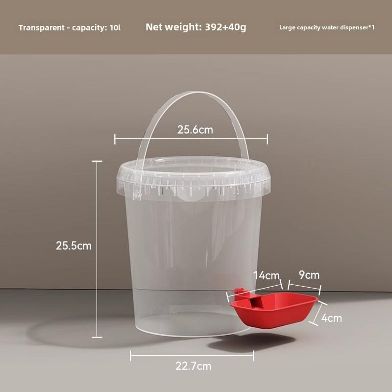 Distributeur d'eau pour chat Distributeur d'alimentation pour poulet Distributeur d'eau potable Distributeur d'eau automatique pour poulet et canard Seau d'eau potable