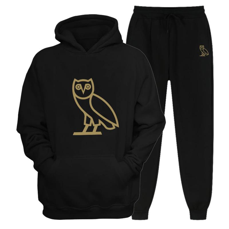 

Толстовка с капюшоном большого размера, модная уличная толстовка, толстовка высокого класса M чёрный