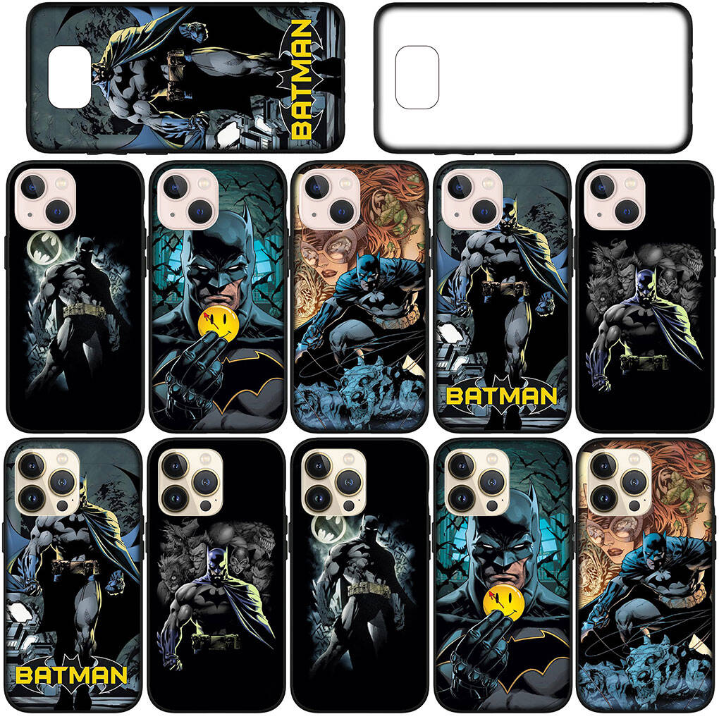for iPhone 17 16 15 Xiaomi Poco F7 F8 X7 X6 C85 C75 C71 M8 Redmi Note 14 13 12 11 Pro Max 14C 13C 15C A4 Phone Case Comics Bat Man Bruce Wayne Batmans