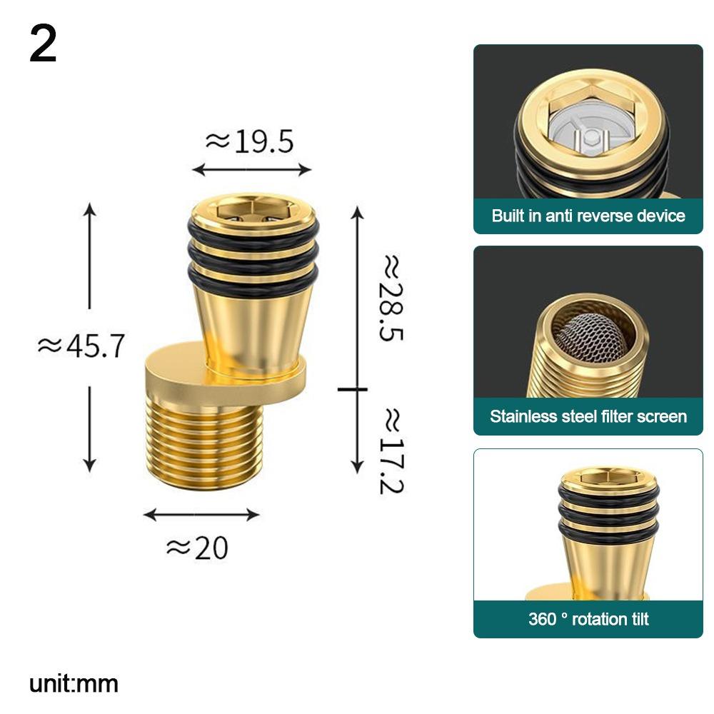 Copper Angled Curved Foot Lengthened Angle Adjustment Eccentric Screw Corner Wall Mounted Thickened Shower Faucet Adapter